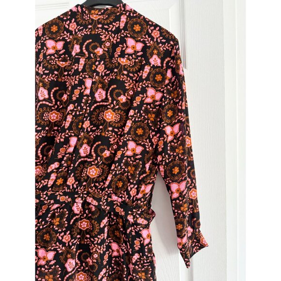 A.L.C. Silk Paisley Sacha Floral Dress, Size 10. Fits like size 8 - Picture 8 of 9